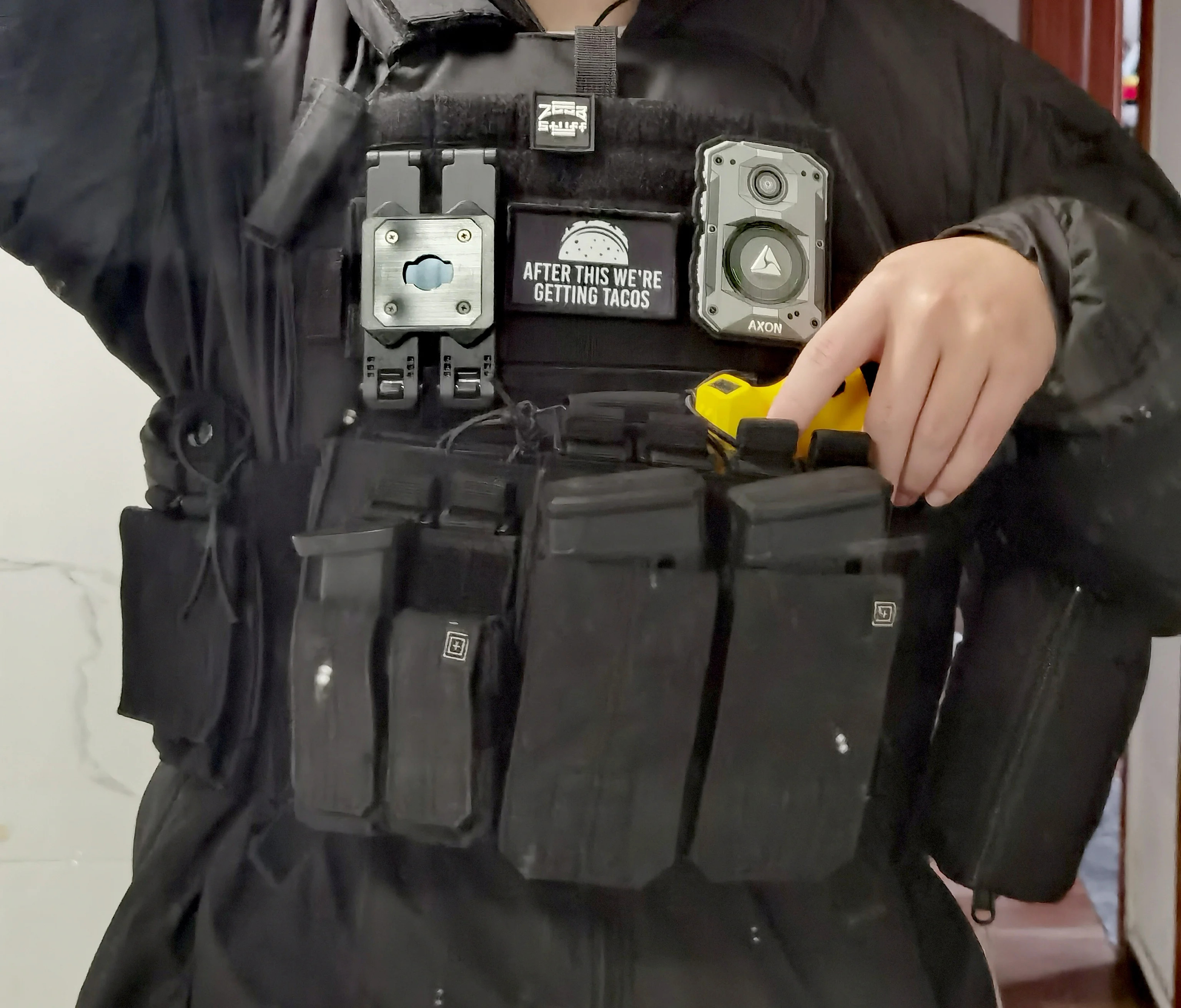 Parche PVC táctico insignia jugador para ropa, chaqueta y chaleco - imagen 4
