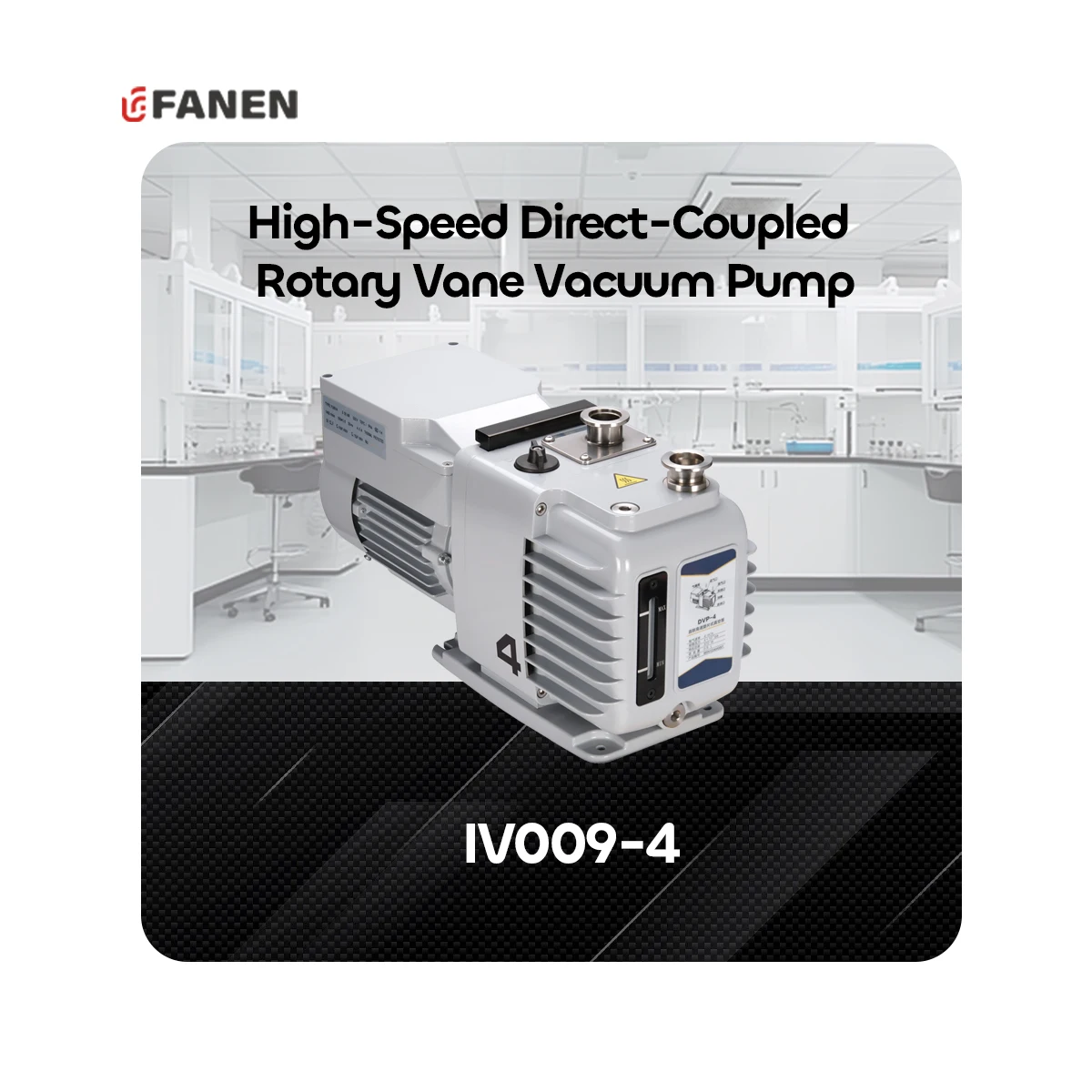 

Fanen 4M3/H High-Speed Rotary Pump Single-Phase Rotary Vane Vacuum Pump
