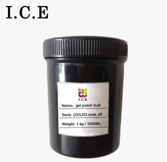 Marca própria de arte por atacado barata da fábrica embeber fora o esmalte do gel conduzido uv de 1KG