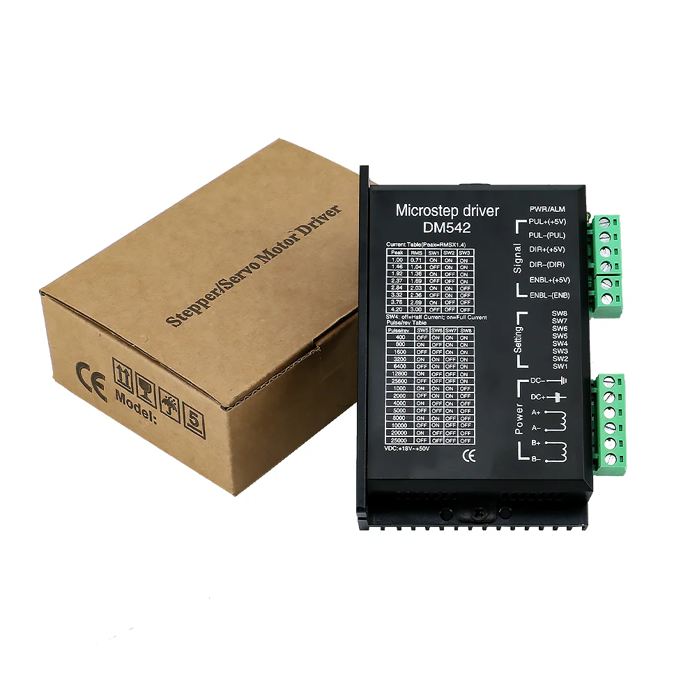 HLTNC DC20-50V Dm542 Микрошаговый двигатель Драйвер двигателя постоянного тока для шагового двигателя Nema 23 34