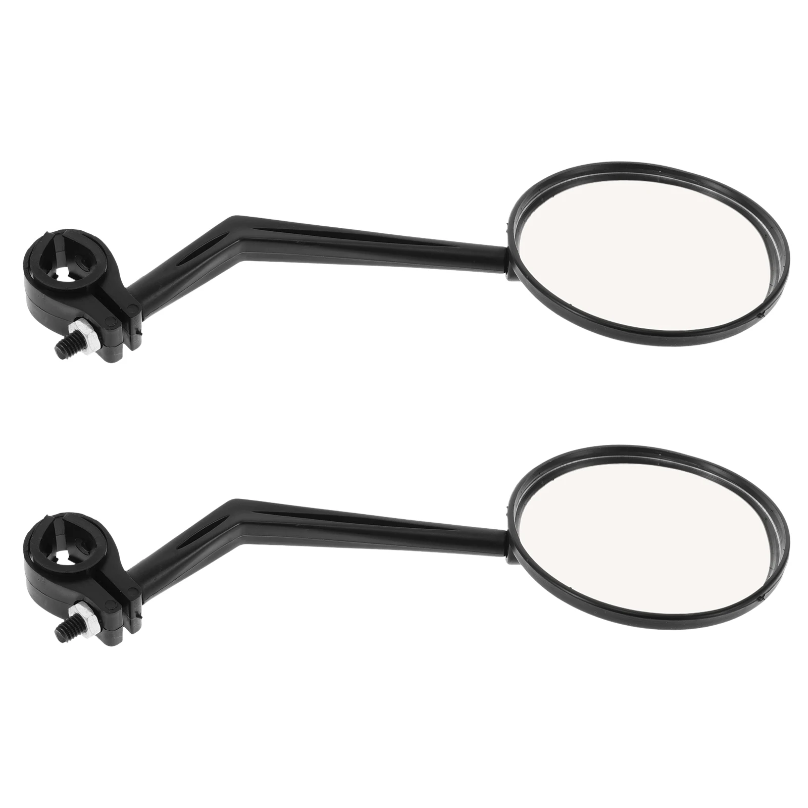 

2pcs Rear View Mirror Accessories for Scooter Universal Convex Mirrors 360 Degree Rotation Handlebar Compatible with Electric