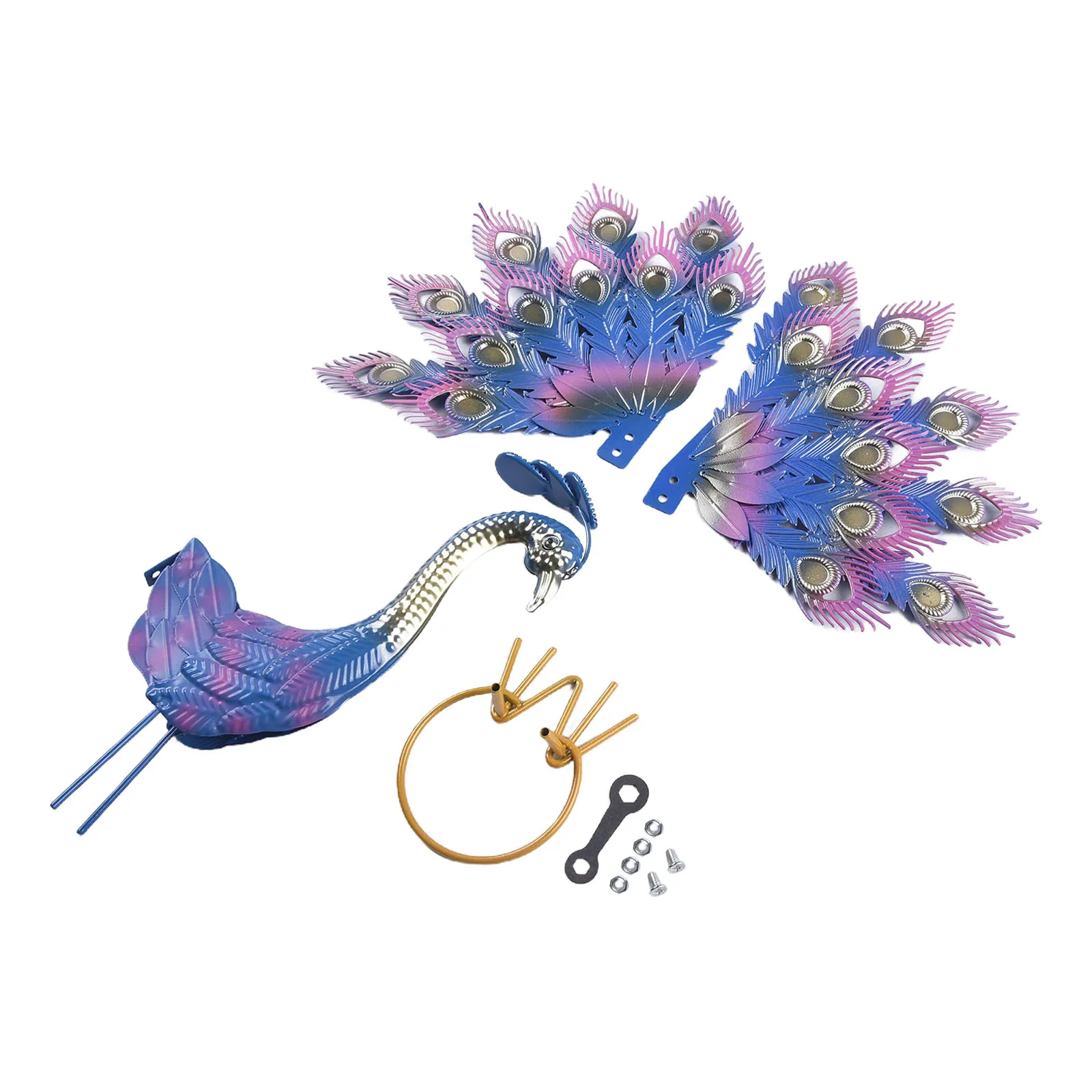 DIY Peacock Ornament Garden Decoration Ornament Garden Decoration Outdoor Ornament Elegant Touch For Garden Enthusiasts