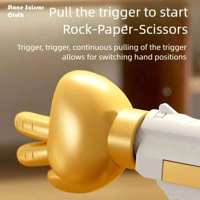 3 قطعة ABS لعبة معركة الإيماءات بنادق تشاركية تخفيف التوتر الدمى للبالغين لعبة الأسرة المسائية والاجتماعية 15UB