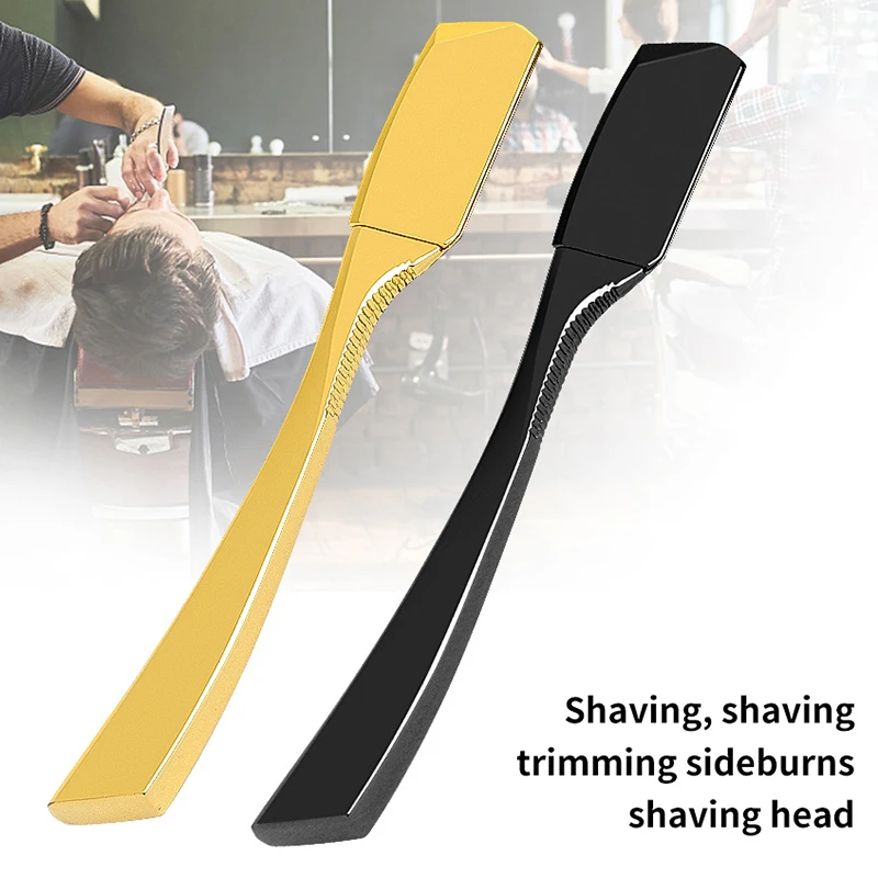 

Barber Straight Razor Cover Metal Hairdresser Professional Manual Shaver Men Shaving Face Trimming Shave Beard Cut Scraper Shell