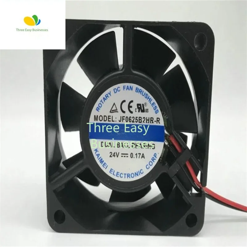 

Original 6025 6CM JF0625B2HR-R 24V 0.17A 2-wire inverter fan