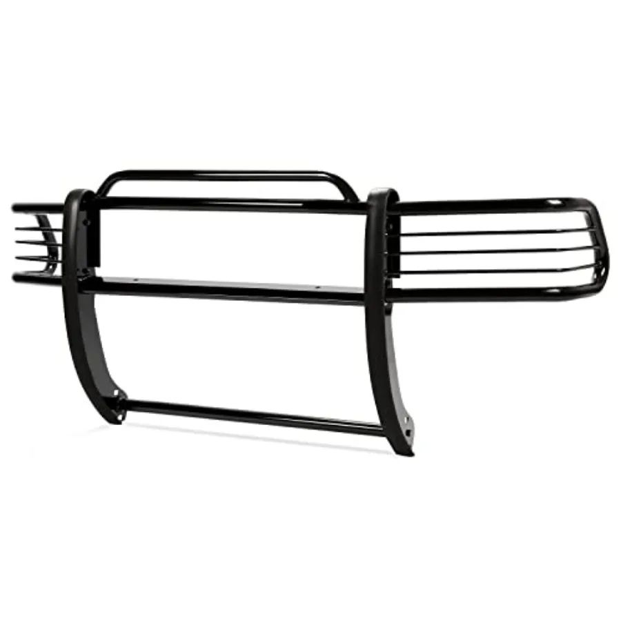 واقي الضوء الأمامي للفرشاة متوافق مع 1997-2004 دودج داكوتا دورانجو فرشاة فولاذية حماية مصبغة مسحوق أسود #2