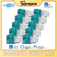 Sonoff Dual R3 Dual Relay With Power Metering Smart DIY Mini Switch For Roller Shutter Electric Motor Curtain Via eWelink Alexa