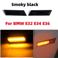 2PCS Car Dynamic Fender Turn signal For BMW E32 E34 E36 Led Light Side Marker Lamp 1990-1996 M3 M5 3 5 7 SERIES
