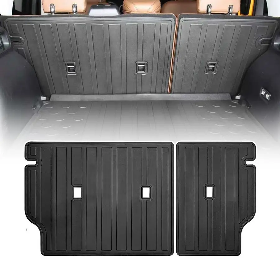 

Seat Back Cover Backrest Protector for Ford Bronco Sport Accessories 2021 2022 2023 2024 2025 with Velcro All Weather Split Dog