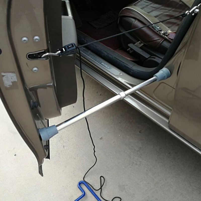 Aluminium Legierung Haube Prop Werkzeuge Nylon Seil Kit Paintless Dent Reparatur Werkzeuge Motor Abdeckung Reparatur Werkzeuge Auto Reparatur Werkzeuge