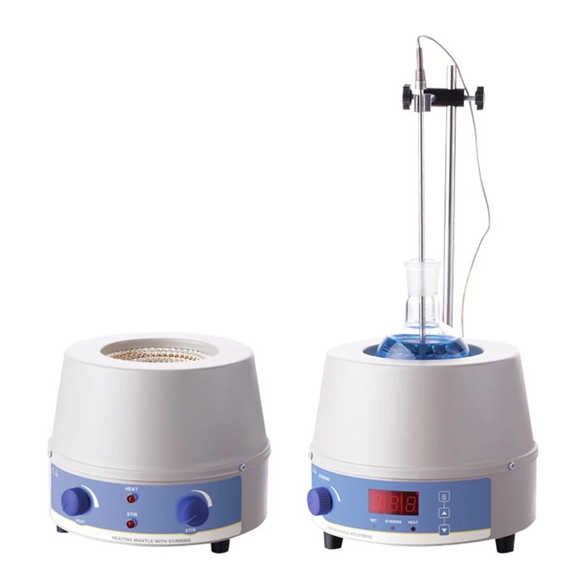 

100-2400W Digital Electric Heating Mantle Stirrer Mixer Laboratory Equipment with Thermal Regulator 380℃ Lab Mantle 110/220V