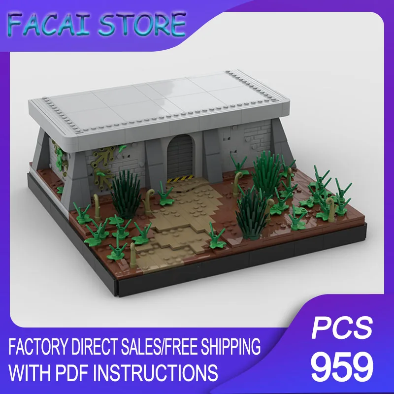 

Star Movie Model Moc Building Bricks Modular The Outer-Rim Homestead Model Technology Blocks Christmas DIY Toy Construction Gift