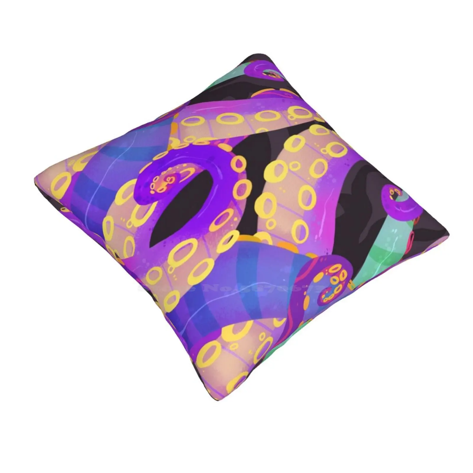 Tentacles Pillowslip Pillowcase Tentacles Octopus Octopi Purple Squid Sea Ctuhlu Cthulhu