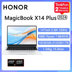 HONOR MagicBook X14 Plus 2024 Laptop AMD Ryzen R7 8845HS 16GB 32GB 512GB 1TB 14