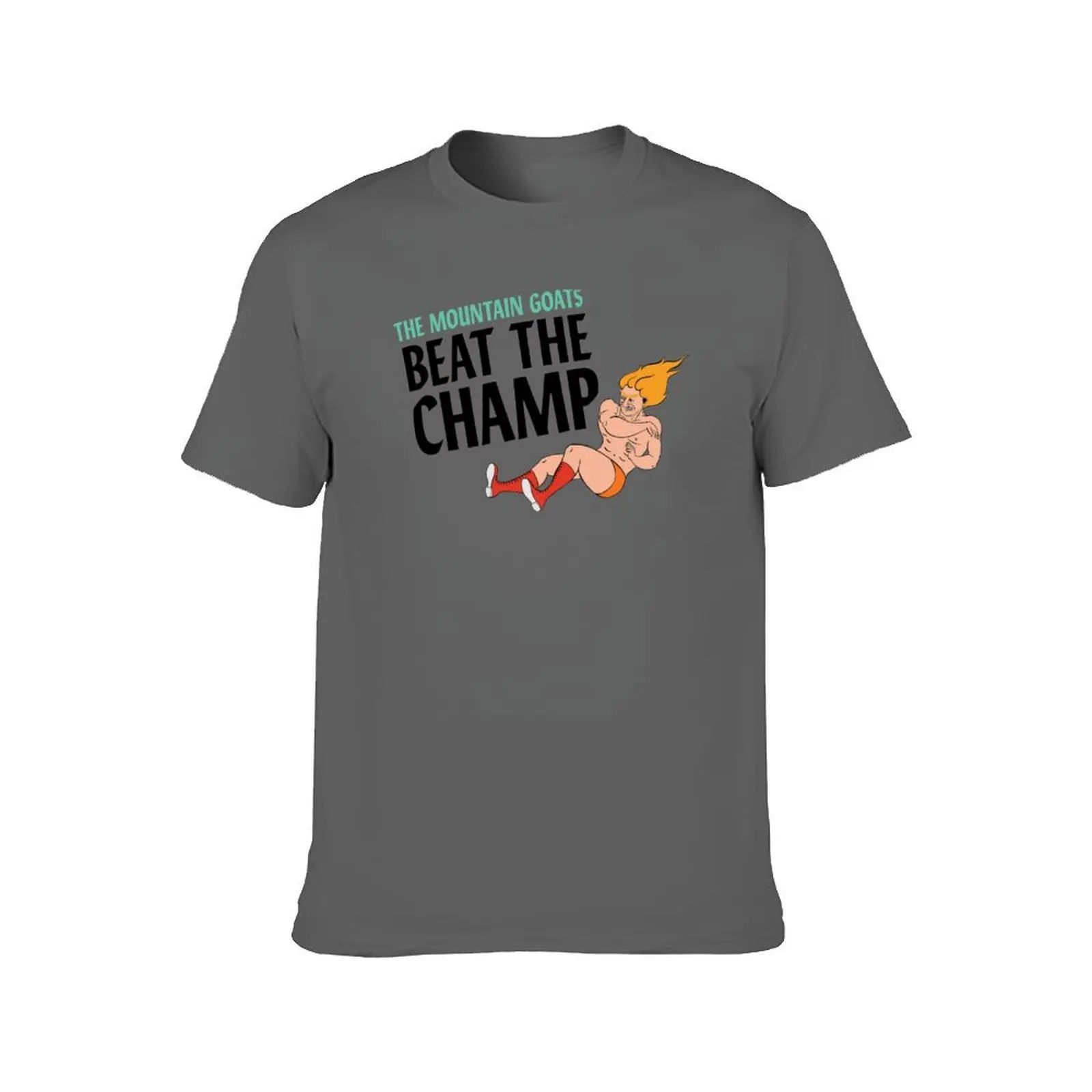 تي شيرت Beat The Champ Album Logo تي شيرت رجالي برسوم جرافيك تي شيرت رجالي تي شيرت كاجوال للرجال