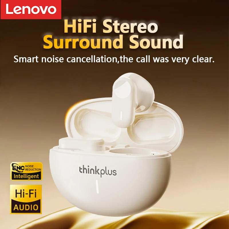 

Оригинальные Bluetooth-наушники-вкладыши Lenovo LP19 TWS, беспроводные наушники HD, музыкальные игровые наушники с шумоподавлением, спортивная гарнитура для звонков