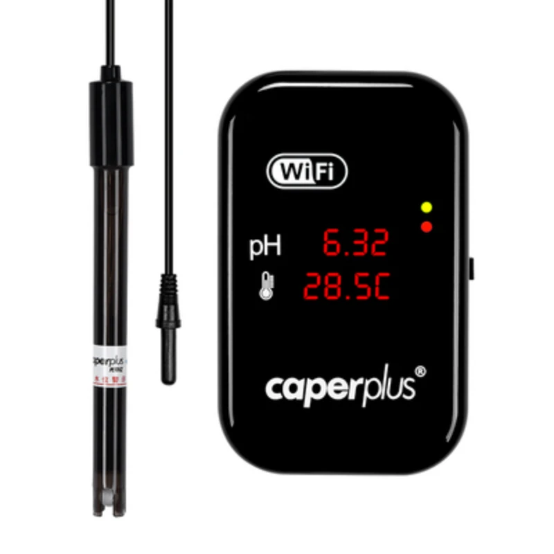 Caperplus PH TDS Temperature 3 in 1 Monitor Q1Q2 Intelligence Detector WIFI APP PH Digital Monitor For Fish Tanks Aquarium