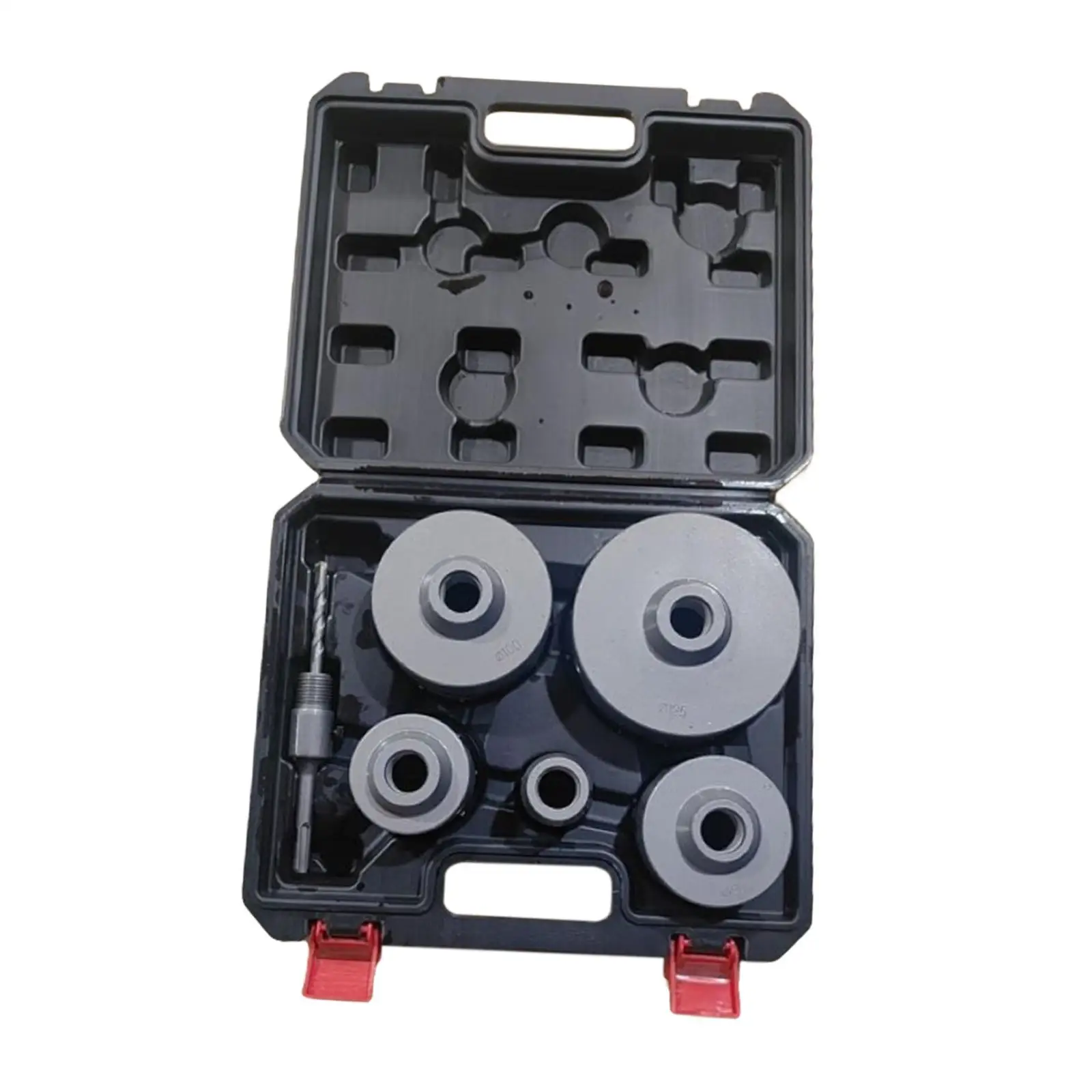 6 Pieces Concrete Hole Cutter Kit Versatile Professional with Storage Box