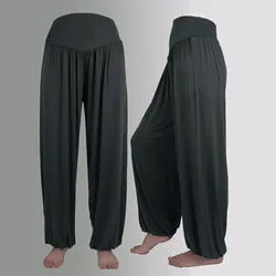 여성용 루즈 하렘 바지, 트레이닝 댄스 바지, 스포츠 러닝 요가 바지, 하이 웨이스트 숙녀 바지