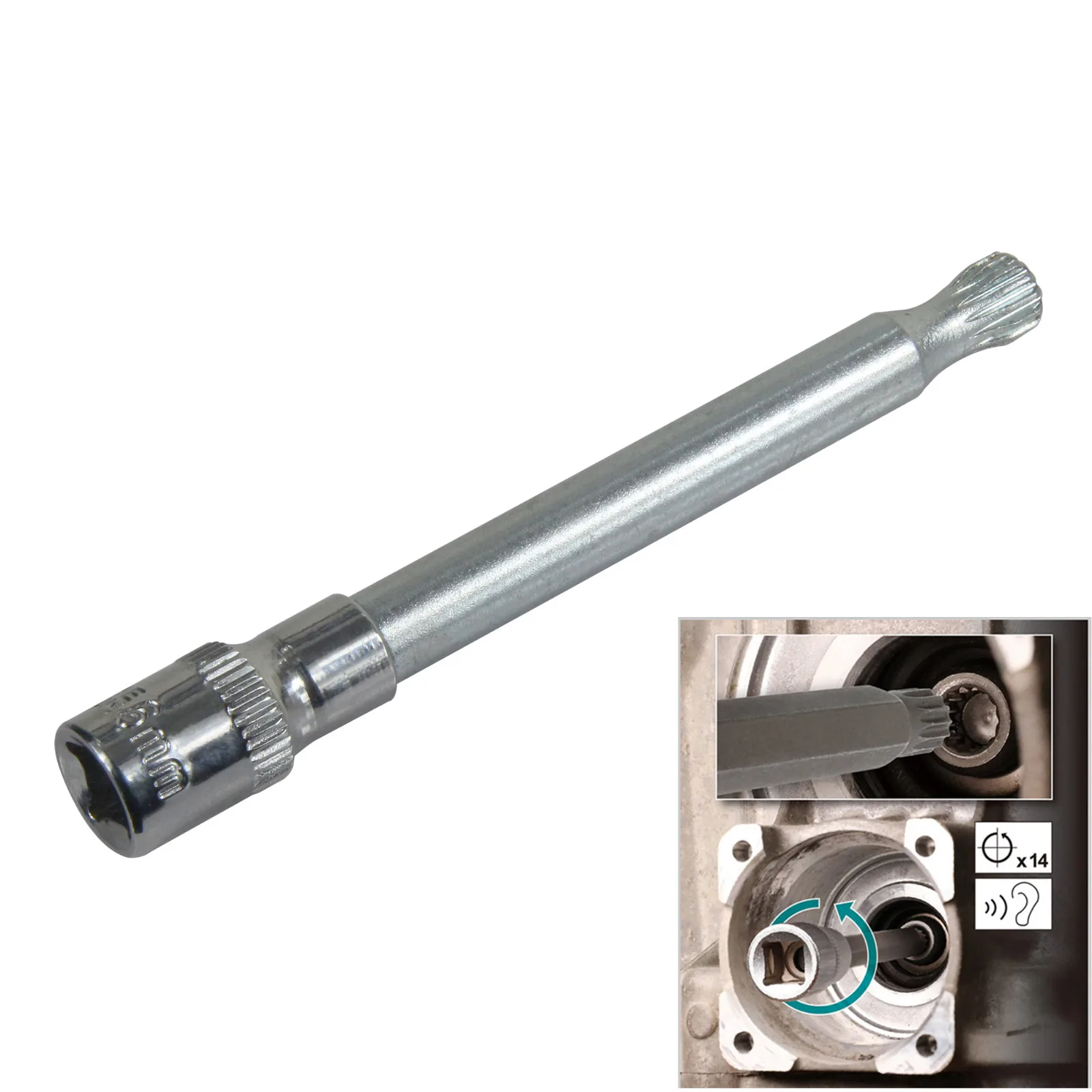 

Двигатель сцепления коробки передач DSG, электромеханический блок, инструмент для разблокировки 14T, инструмент для снятия сцепления для FORD Geely Mercedes Chery C7J1