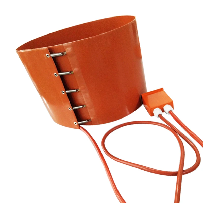 Electric induction heater for oil drum Full size high efficiency core heating element Flexible silicone rubber live wire bearing