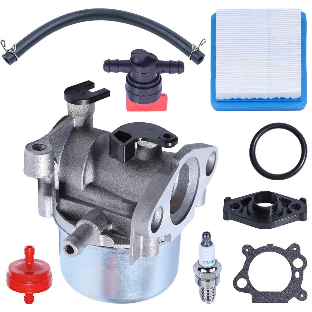 Imagem -02 - Kit Carburador com Vela de Faísca para Ouro 6.25hp 6.75hp Mrs Push Mower 675 190cc