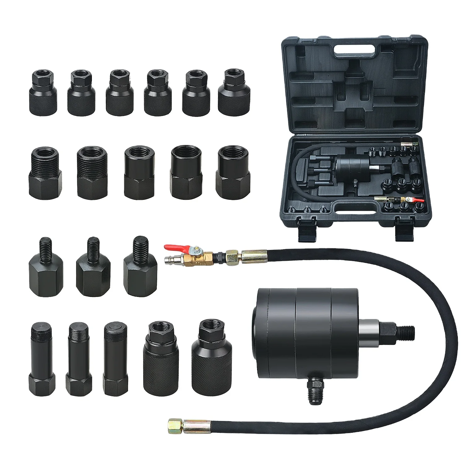 

High Quality Pneumatic Common Rail Injector Puller Kit CRDI CRIN Diesel Injector Removal Extractor Tool Set