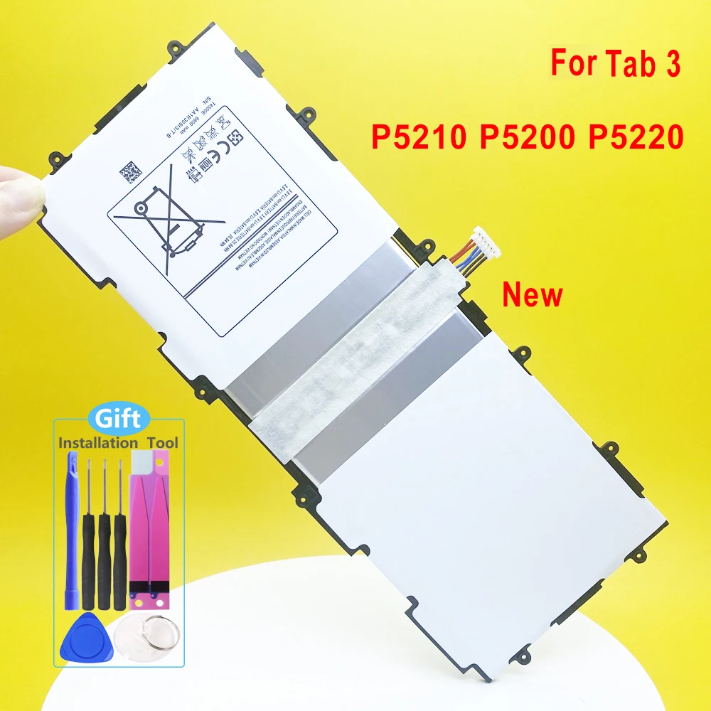 New For Samsung Note 10.1 P5110 P5100 P5113 N8000 GT-N8020 P7500 SM-P601 Tab 3 4 P5200 SM-T530 SM-T805 Tablet Battery