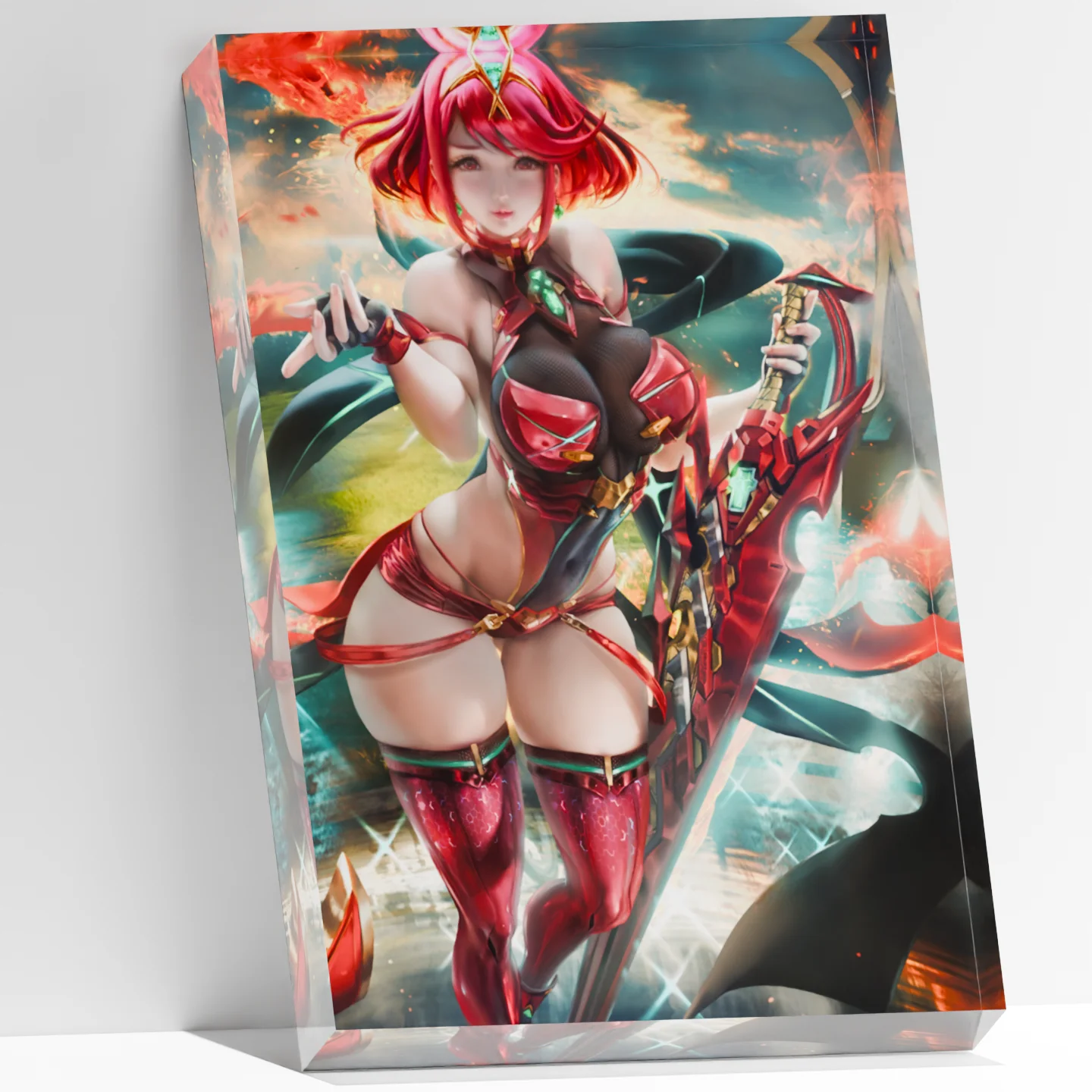 

Xenoblade Chronicles 2 Merch Hentai Anime Collectibles Waifu Standee for Gaming Setup Decor, PC Gamer Desk Accessory, Room Gift