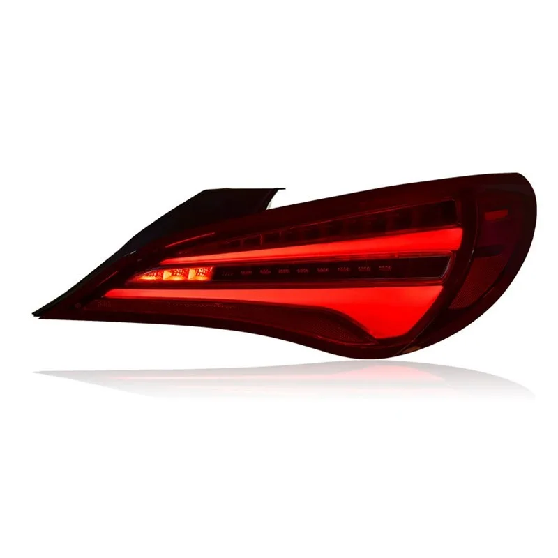 -For Upgraded Full LED Tail Light Assembly for  CLA W117 2013-2019 Low-Spec to High-Spec LED Rear Lamp Sequential Turn*