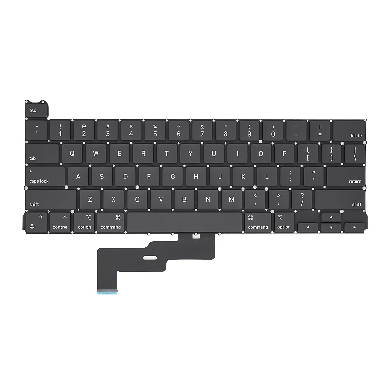 Imagem -06 - Macbook Pro Air 13 m1 Keyboard us uk ru Espanha Francês Alemão Árabe Brasil Italiano Turquia Portugal Thai Layout de Teclado A2338
