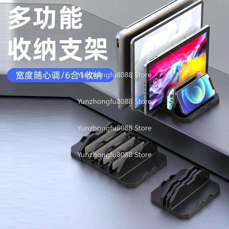 

Стеллаж для хранения ноутбука Вертикальная многослойная вертикальная стойка для хранения Внешний монитор для ноутбука Многослотовое размещение Множество единиц