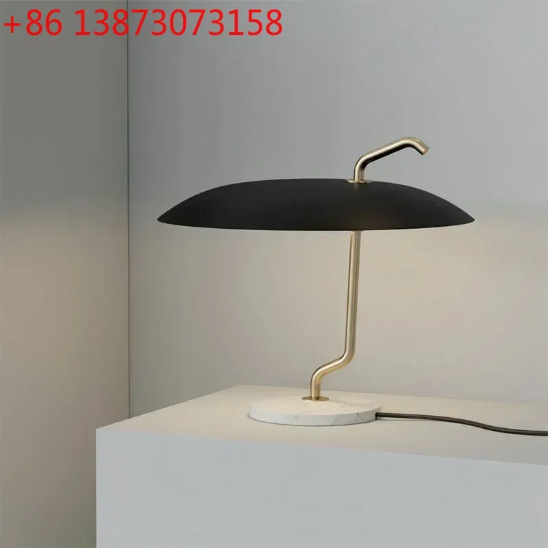 

Nordic Style Bedroom Table Lamp Post-modern Simple Living Room Nightstand Table Lamp Black Marble Indoor Lighting Lampu Meja FYT