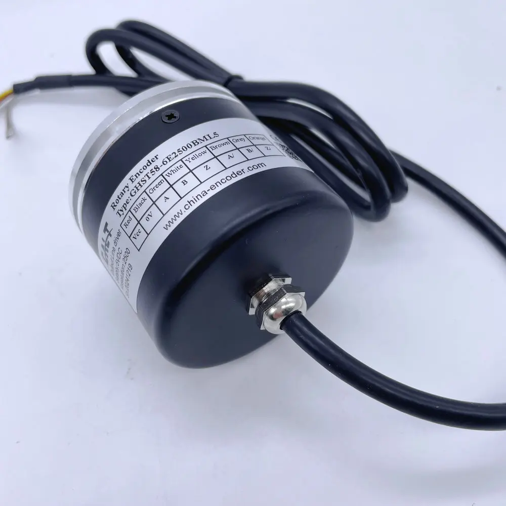 GHST58-6E2500BML5 6mm Axis Rotary Encoder 100PPR to 2500PPR Pulses