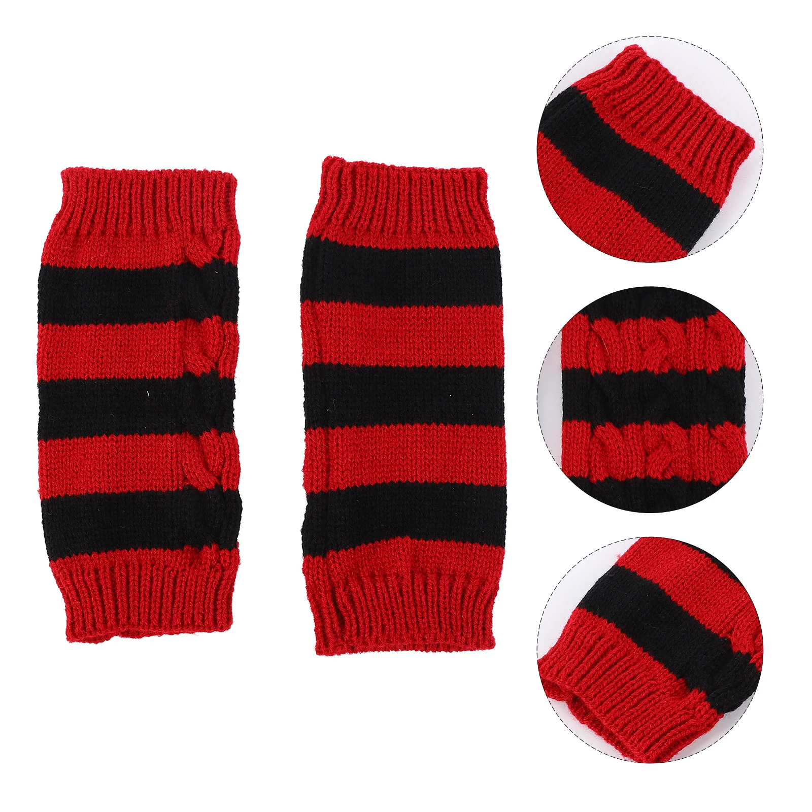 

1pcs 1 Pair Warm Knitting Gloves For Women Winter Half-Finger Touch Screen Compatible Knitted Woolen Yarn Gloves Cycling Outdoor