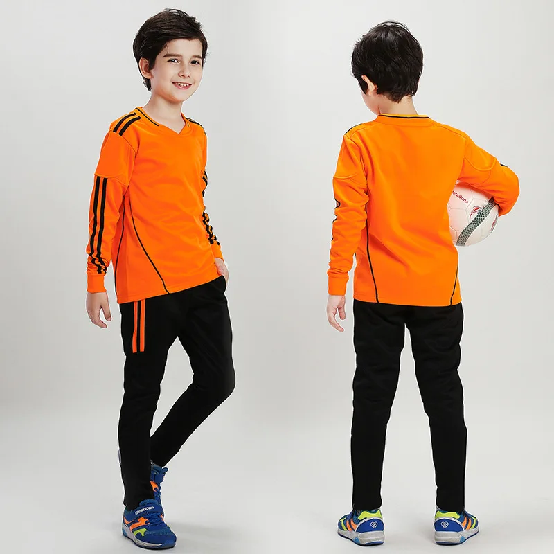 Children Football Training Suit Kids Long Sleeve Suit Autumn Winter Men Soccer Team Sports Set Running Tracksuits Sportswear