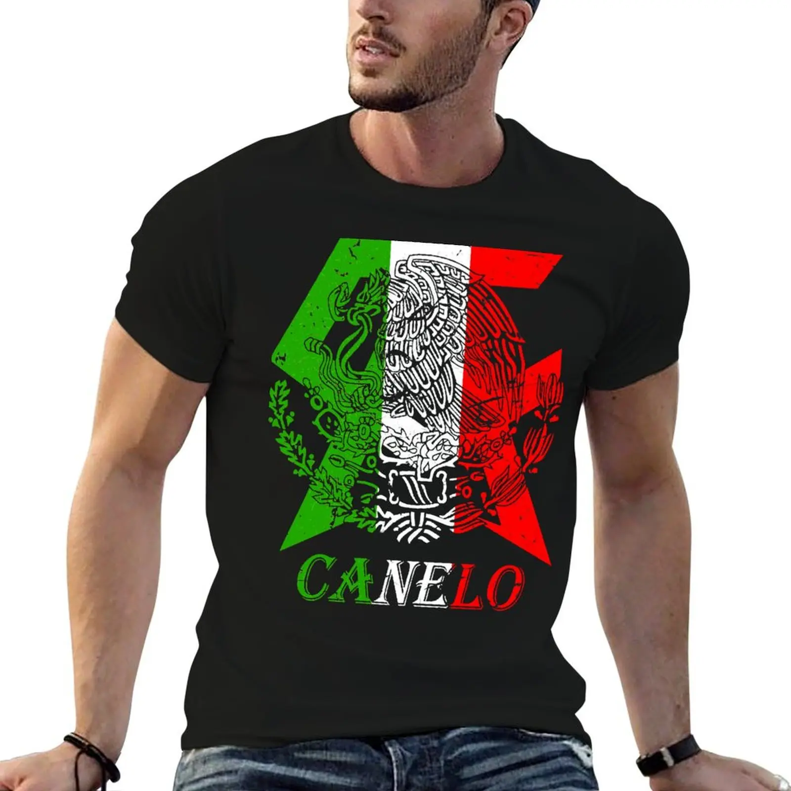 

Canelo Alvarez T-Shirt man t shirts cotton t shirt man casual T-Shirt