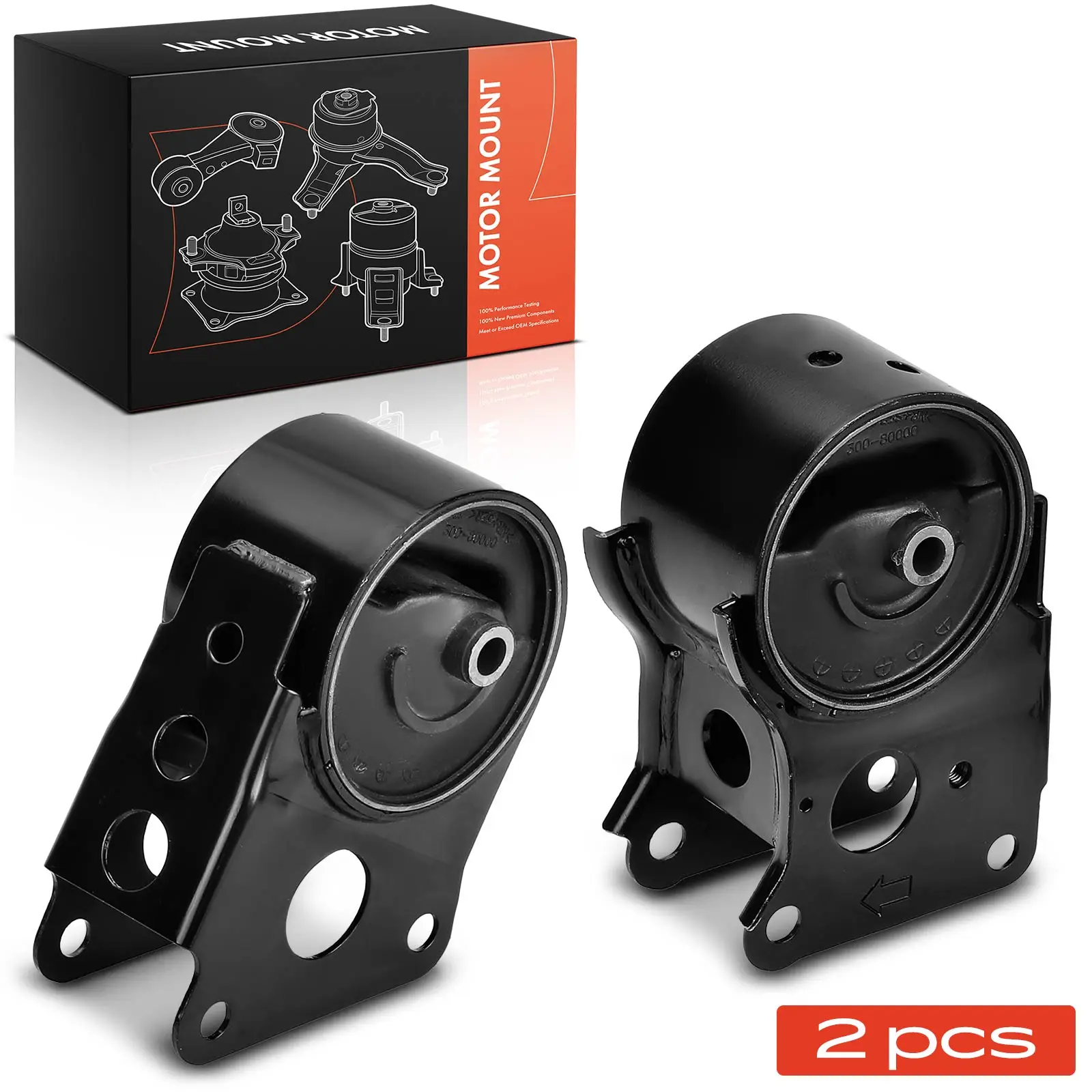 Frankberg 2x Motorlager Vorne und Hinten für Nissan Altima Maxima VI Murano I Quest 3.5L 11270CN101 11270CA103 9248 11210CA00A