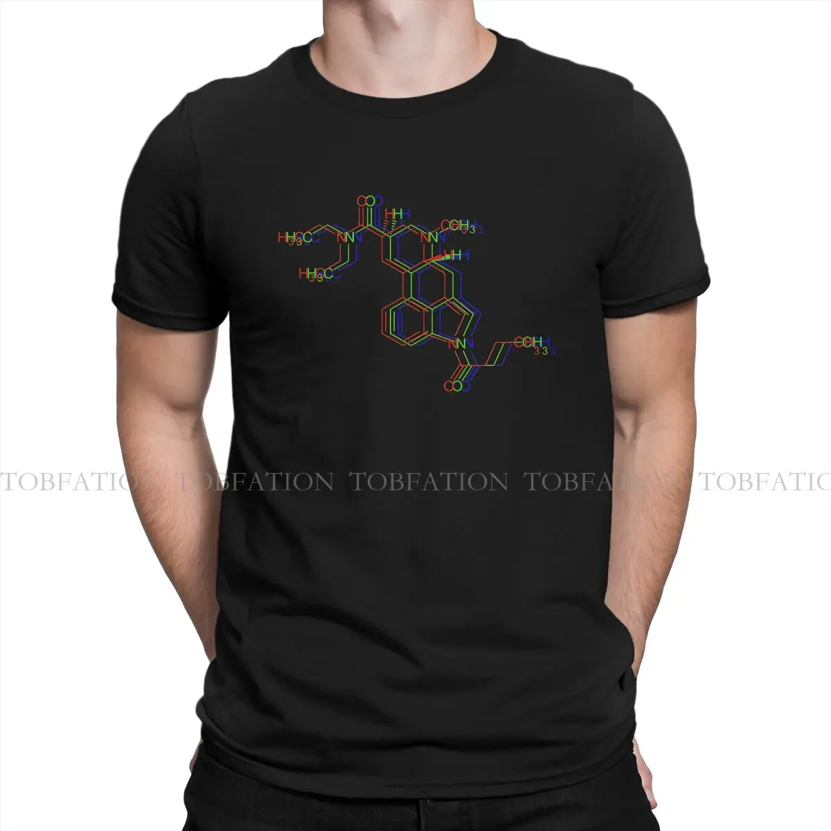 Chemistry Original TShirts LSD Molecule Essential Distinctive Homme T Shirt New Trend Tops Size S-6XL