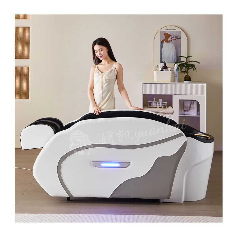 

Ergonomic Shampoo Chair with Electric Massage, Head Spa and Waterfall Flow for Salon Backwash Area