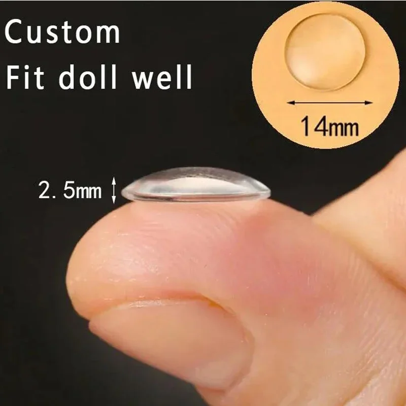 12pairs/bag14mm Eye Pupil Round Glass Eye Chips for Blyth Doll DIY Hand Made Accessories Bulk Items BT301