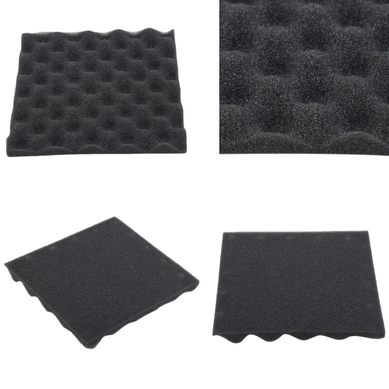 12 pieces/set Of Sound Proof Cotton Practical Foam Recording Studio Sound Absorbing Board Wave Sound Proof Sponge Material