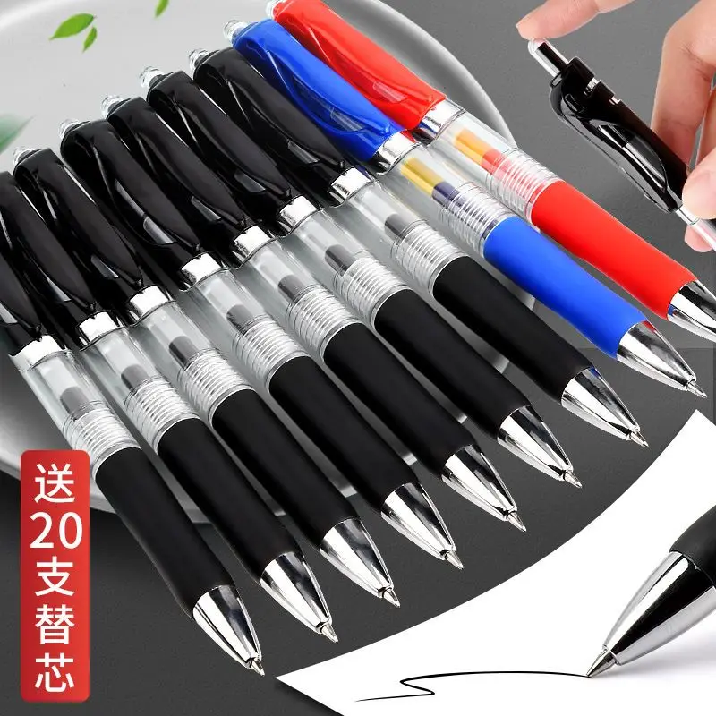 Retractable Ballpoint Pens Refill Medium Point Click Pens For Journal Notebook Writing Office Supplies Pen Japanese Style