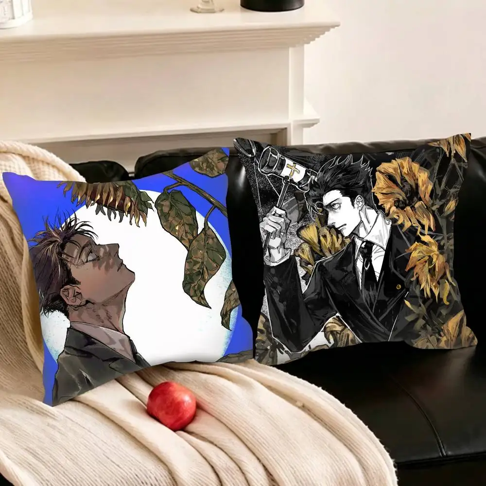 

H-Hiromi H-Higuruma-A Various Sizes Square Pillowcase For Car Home Bedchamber Decor