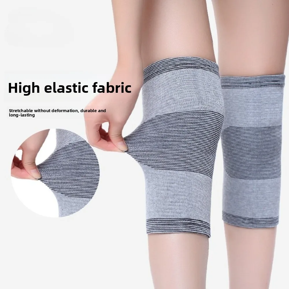 

Daily knee pads to keep warm Women's joints Thickened invisible sports Cold-proof knees Elderly bamboo charcoal leg pads