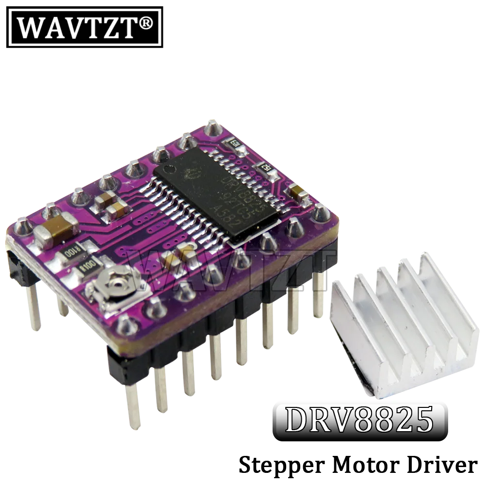 Запчасти для 3D-принтера StepStick A4988 DRV8825, драйвер шагового двигателя с радиатором Reprap RAMPS 1,4