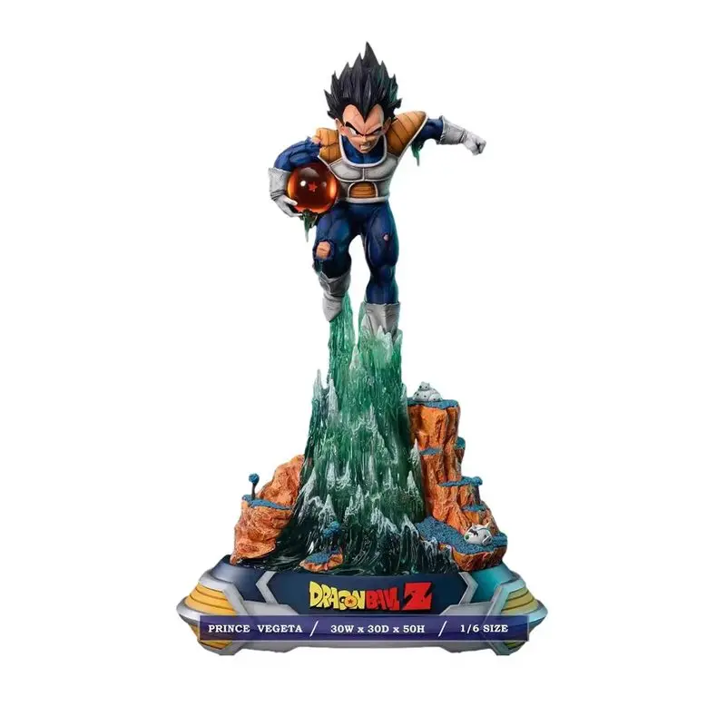 Dragon Ball Z Vegeta Super Saiyan 25 cm Action PVC Figure - Dive Escape Statue Collezione di modelli Decorazione Giocattolo Regalo per ragazzi