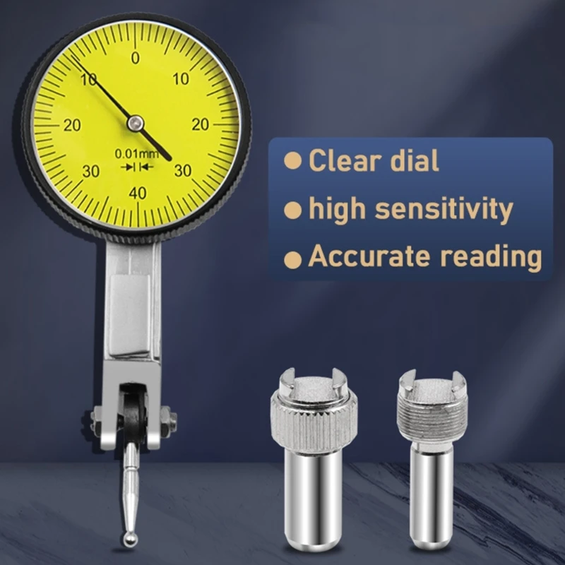 Accurate Dial Gauge Test Metric with Dovetail Rails Mount