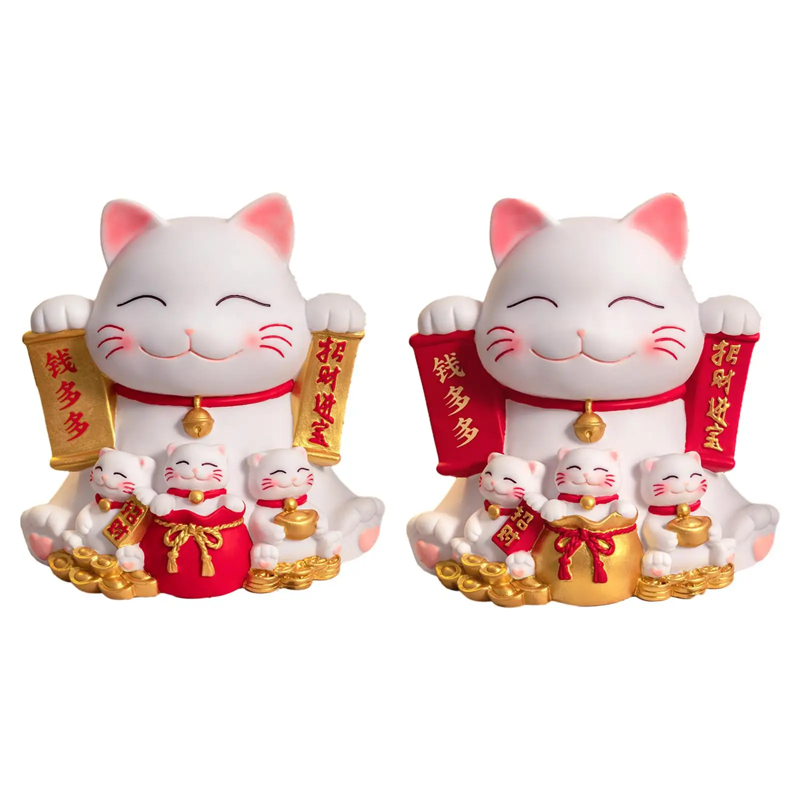 

Копилка Maneki Neko Cat, настольные игрушки, украшение, коробка для экономии, декоративная статуя маленького животного фэн-шуй, фигурка для домашнего декора для девочек