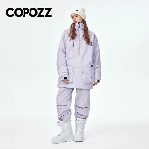 COPOZZ Водонепроницаемый утепленный лыжный костюм мужской